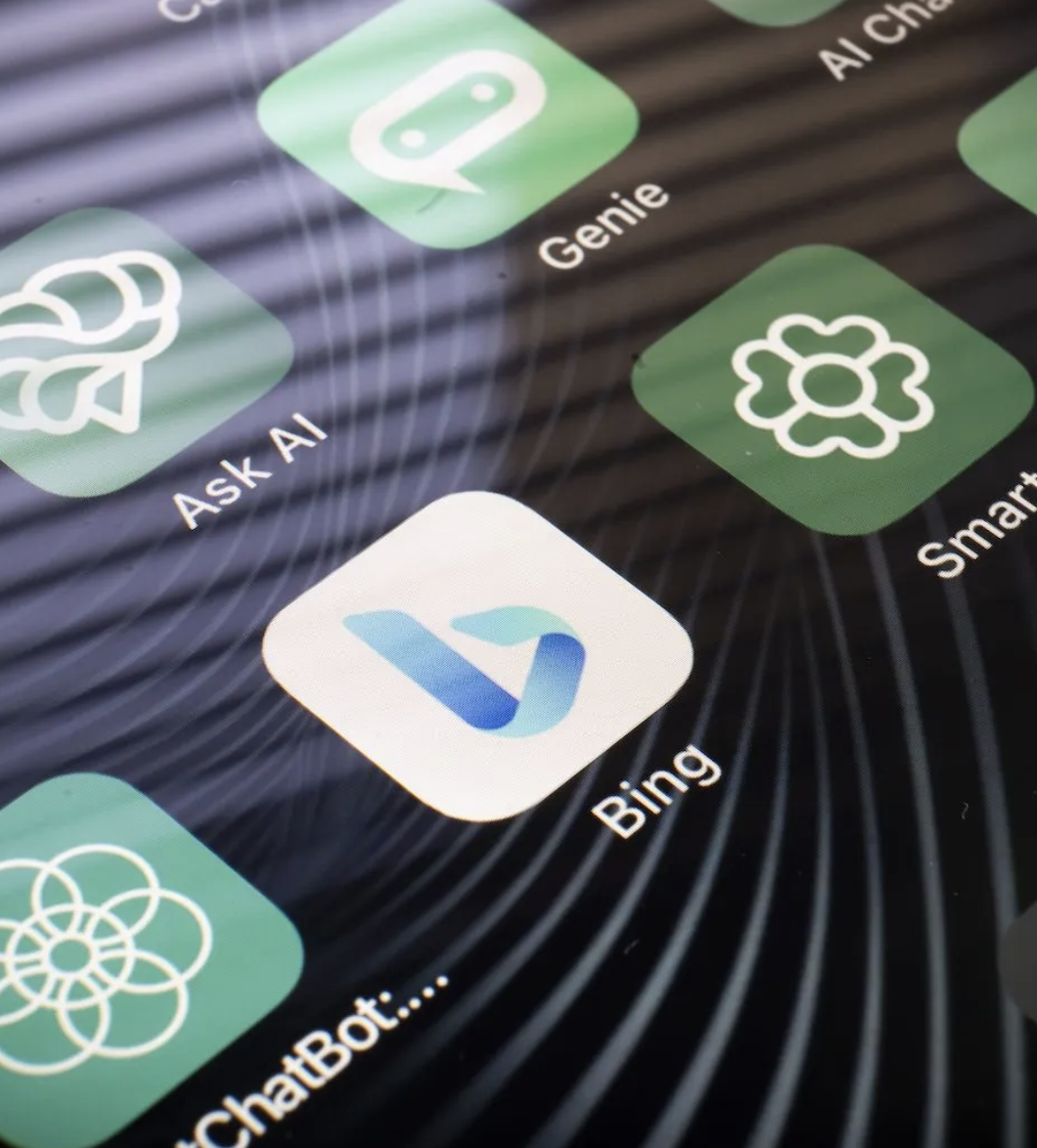 Bing app icons including Bing Video Creator